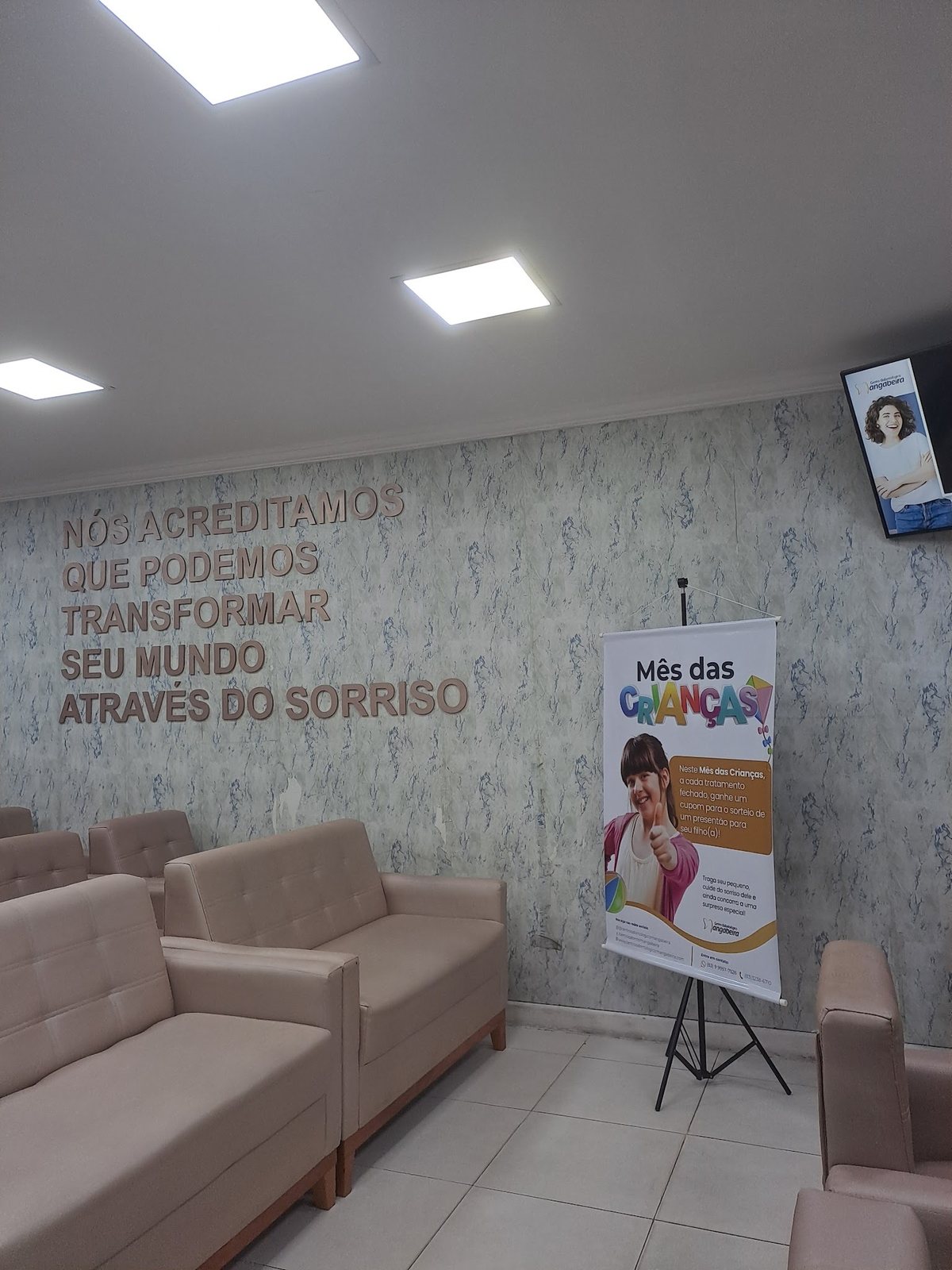 Recepção da clínica